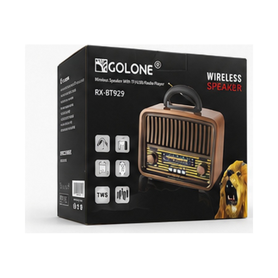 COLONE RX-BT929 Retro Wireless Speaker